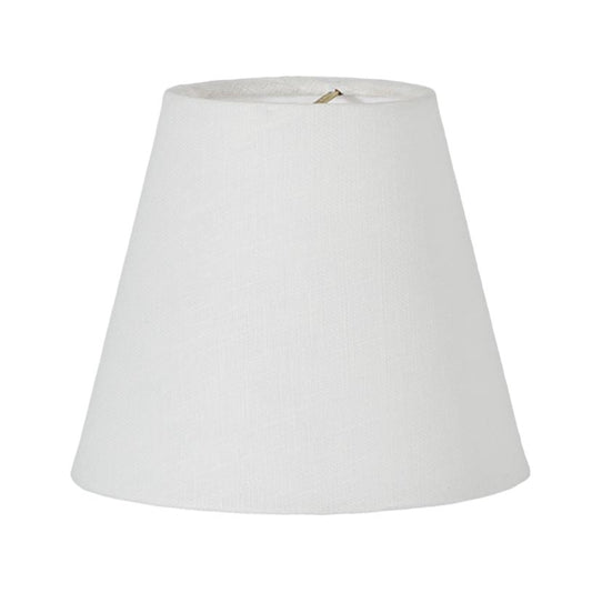 Hardback Chandelier Empire Shade, Off white Color, 100% Fine Linen