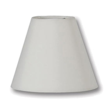 Chandelier Empire Hardback Shades, Pewter Microfiber Chiffon, Choice of Size