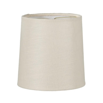 Eggshell Color, 100% Linen Hardback, Retro Drum Chandelier Shade