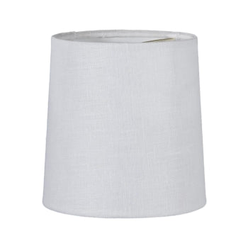 Off-White Color, 100% Linen Hardback, Retro Drum Chandelier Shade