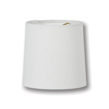 Chandelier Retro Drum Hardback Shades, Off White Color 100% Fine Linen, Choice of Size