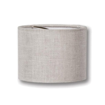 The ReBorn House TRH878 natural linen mini drum chandelier lampshade, 4.5 x 4.5 x 3.5 inches