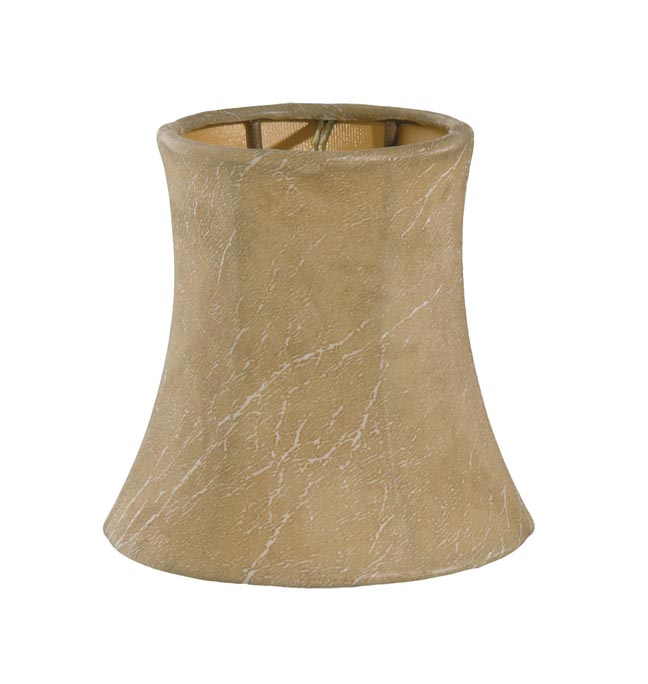 Chandelier Shade Mini Bell- Faux Leather