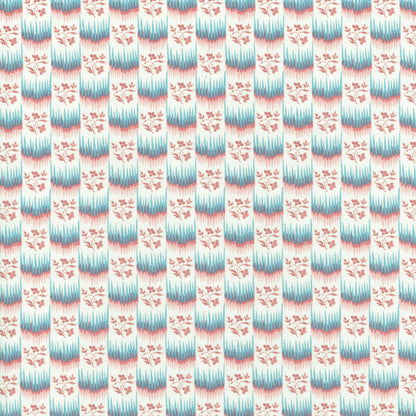Harting Fabric by Titley & Marr in Rose & Aqua