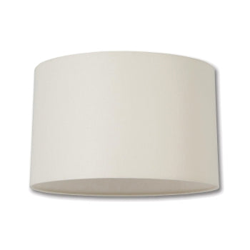 Mid Century Retro Drum Lamp Shade, Eggshell Color, 100% Fine Linen, Choice of Size