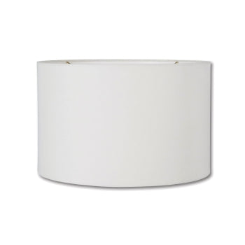 Mid Century Retro Drum Lamp Shade, Off White Color, 100% Fine Linen, Choice of Size