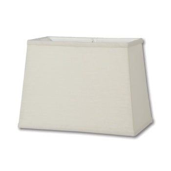 Retro Rectangle Lamp Shade, Eggshell Color 100% Fine Linen Material