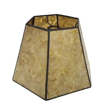 Golden Hexagon Style Mica Lampshade