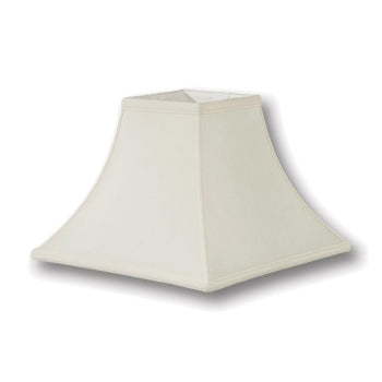 Eggshell Color Square Bell Shade - Tissue Shantung