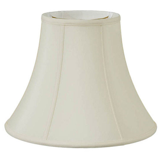 Eggshell Tissue Shantung Deluxe Bell Shade, Choice of Size