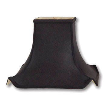 Black Pagoda Style Tissue Shantung Shade