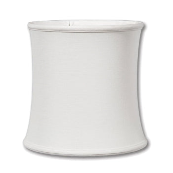 Off-White Color Linen Deep Drum Softback Shade, Choice of Size