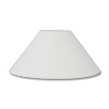 Flare Style Hardback Shade, Off White Color, 100% Fine Linen Material, Choice of Size