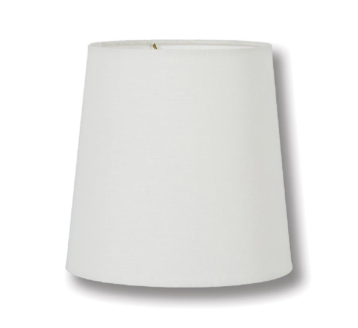 Tapered Deep Drum Lamp Shade, Off White Color, 100% Fine Linen Material, Choice of Size