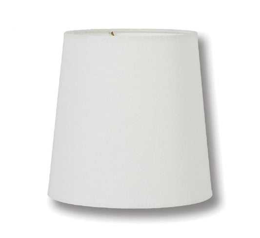 Tapered Deep Drum Lamp Shade, Off White Color, 100% Fine Linen Material, Choice of Size