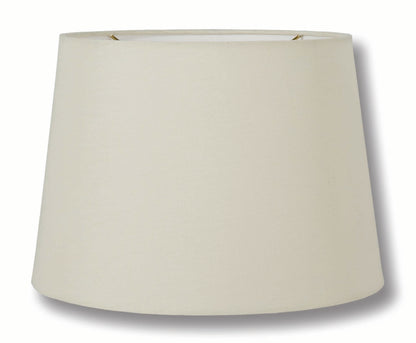 Essential Shades Brand, Empire Style, Hardback Lamp Shade, Eggshell or Off White, 100% Linen material, Choice of Size