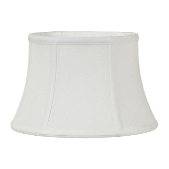 Off White Bridge UNO Shallow Drum Fine Linen Lamp Shade
