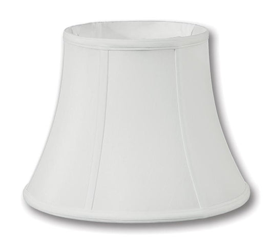 Off White Color Tissue Shantung Deluxe Modified Bell Shade, Choice of Size