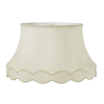 Eggshell Floor Lamp Deluxe Gallery Bell With Gimp Trim