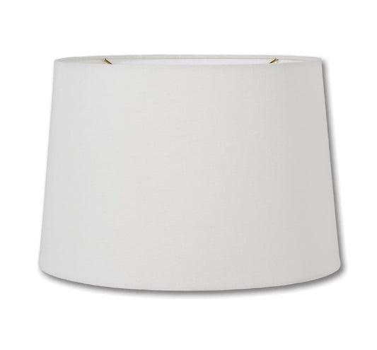 Retro Drum Lamp Shade, Off White Color, 100% Fine Linen Material, Choice of Size