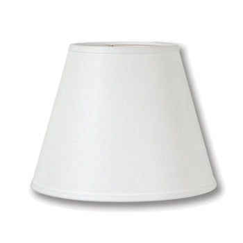 Off White Linen Empire Style Hardback Lampshade, Choice of Size