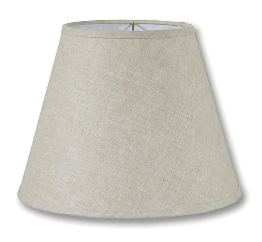 Natural Linen Empire Style Hardback Lampshade, Choice of Size