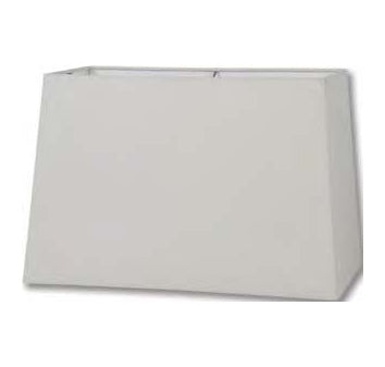 Tapered Retro Rectangle Hardback Shades - Pewter Color, Microfiber Chiffon