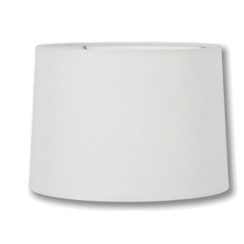New Drum Style Lamp Shade, Off White Color, 100% Fine Linen Material, Choice of Size