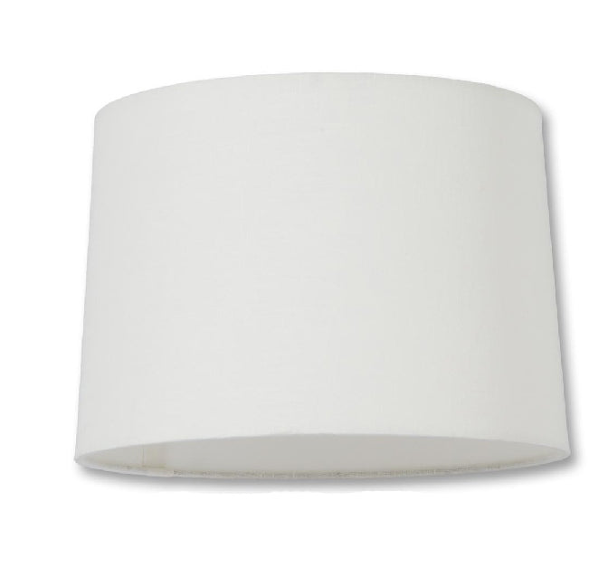 New Drum Style Lamp Shade, Off White Color, 100% Fine Linen Material, Choice of Size