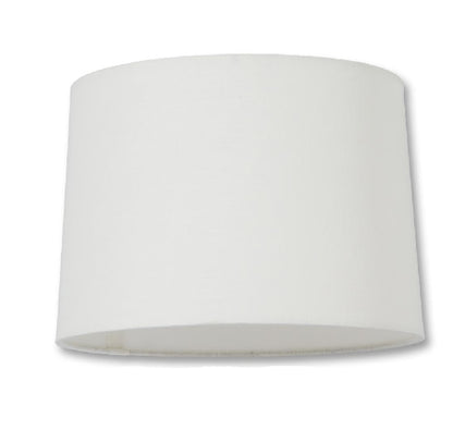 New Drum Style Lamp Shade, Off White Color, 100% Fine Linen Material, Choice of Size