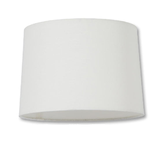New Drum Style Lamp Shade, Off White Color, 100% Fine Linen Material, Choice of Size