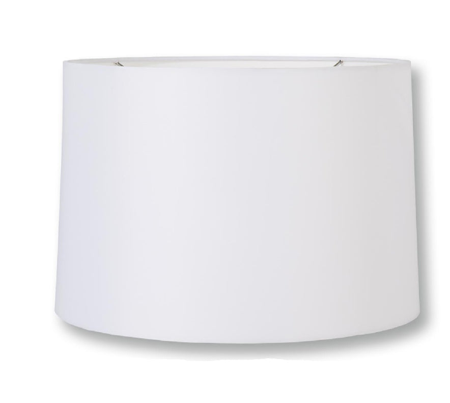 New Drum Style Lamp Shade, White Color, Microfiber Chiffon Material, Choice of Size