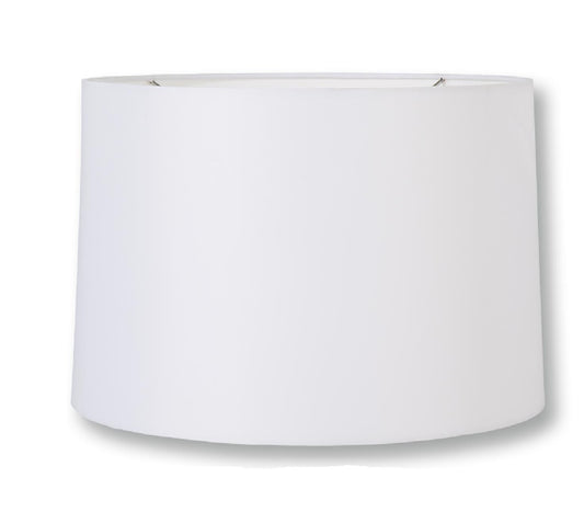 New Drum Style Lamp Shade, White Color, Microfiber Chiffon Material, Choice of Size