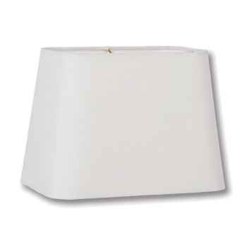 Round Corner Rectangle Hardback Shade, Off White Color 100% Fine Linen, Choice of Size