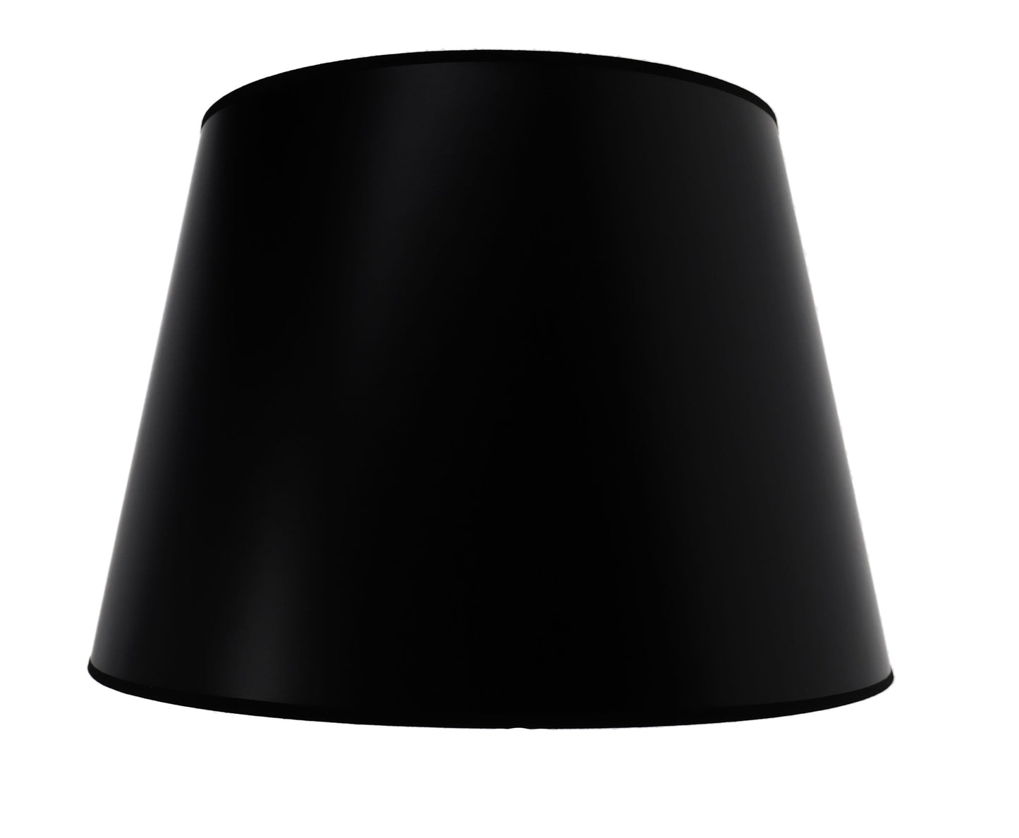 Black Paper Deep Drum Hardback Lampshade Gold Lined