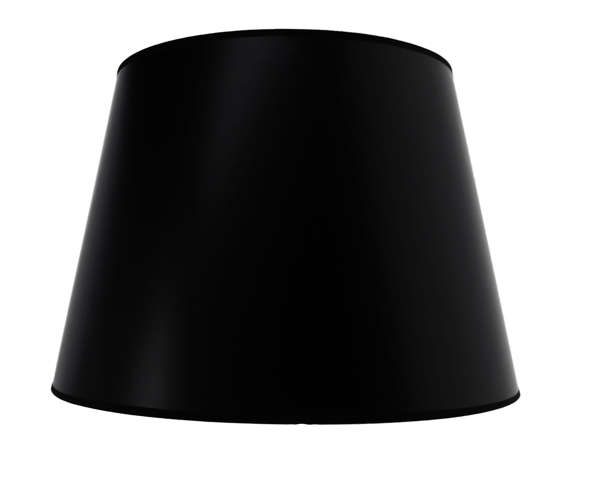 Black Paper Deep Drum Hardback Lampshade Gold Lined
