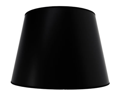 Black Paper Deep Drum Hardback Lampshade Gold Lined