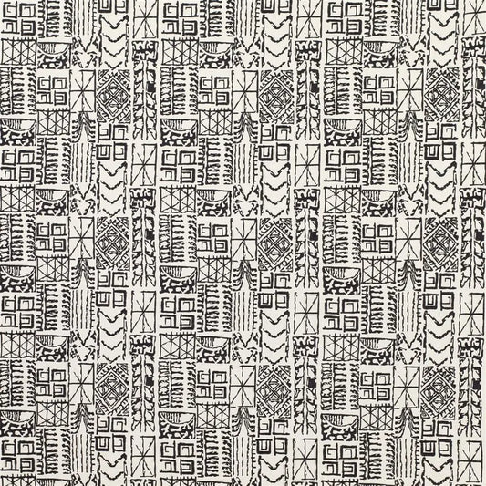Galletta Fabric by William Yeoward in Charcoal