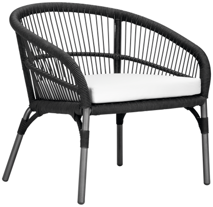 Nexus Lounge Chair by JANUS et Cie in Graphite/Gunmetal