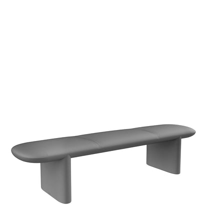 Chill Backless Bench 180 by JANUS et Cie in Urban Grey