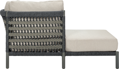Anatra Recamier Right by JANUS et Cie in Oxford/Nickel