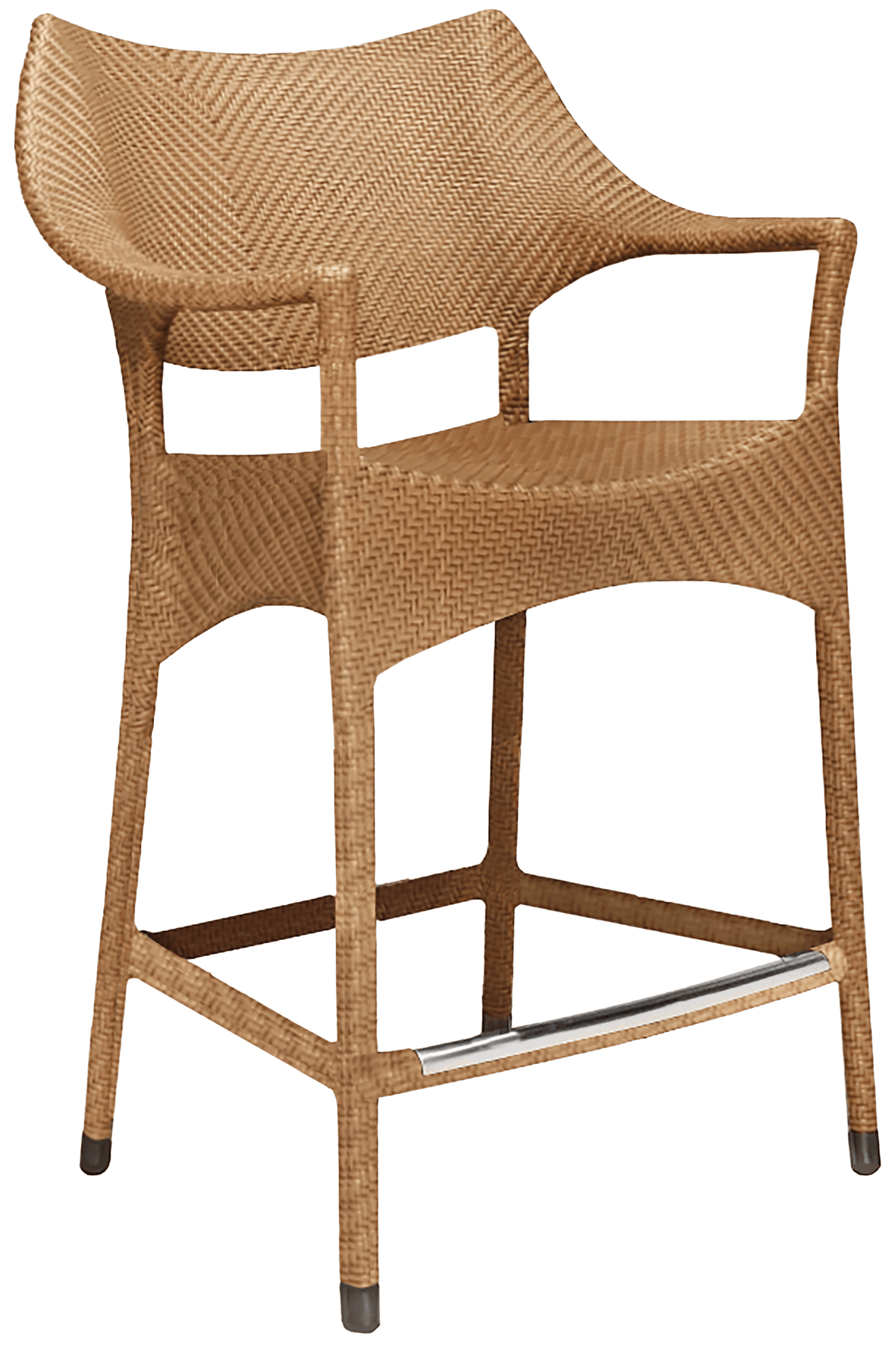 Amari Counter Stool With Arms by JANUS et Cie in Caramel