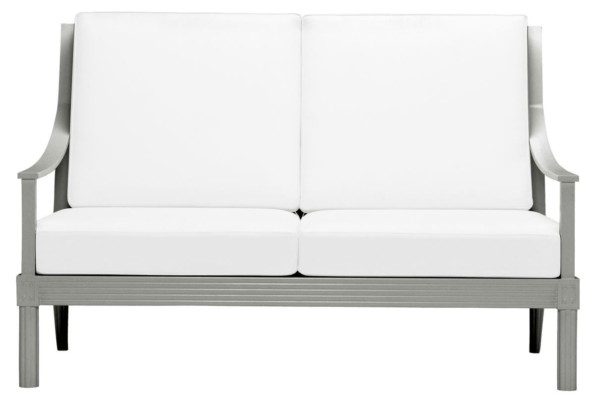 Quadratl Sofa 2 Seat by JANUS et Cie in Chassis Silver