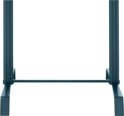 Elica Dining Table Base Rectangle by JANUS et Cie in Blue Teal