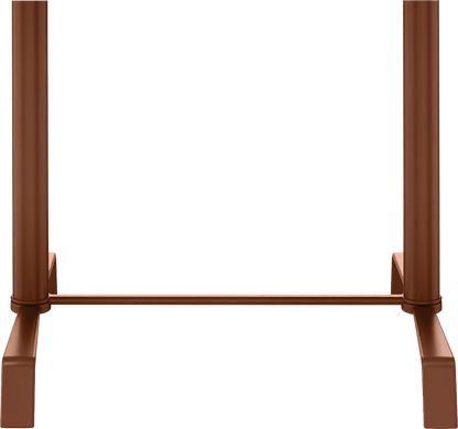 Elica Dining Table Base Rectangle by JANUS et Cie in Terracotta
