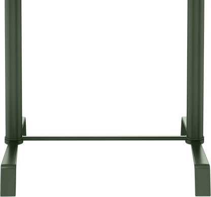 Elica Dining Table Base Rectangle by JANUS et Cie in Dark Green