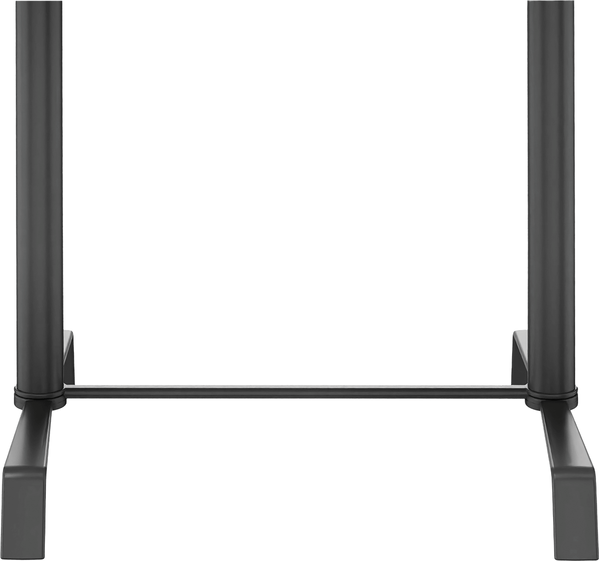 Elica Dining Table Base Rectangle by JANUS et Cie in Metallic Grey