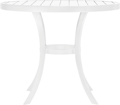 Koko II Tulip Dining Table Round 76 by JANUS et Cie in White