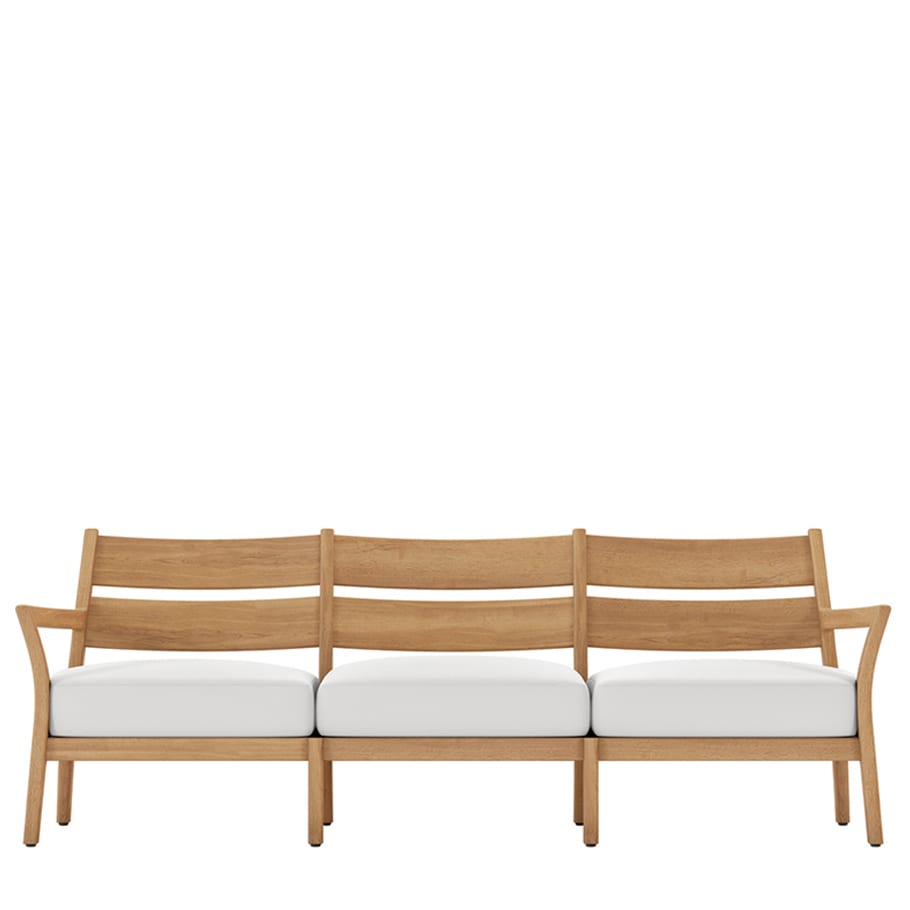Besso Teak Sofa 3 Seat by JANUS et Cie in Natural