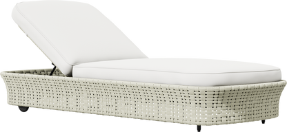 Cordee Chaise Lounge by JANUS et Cie in Fossil